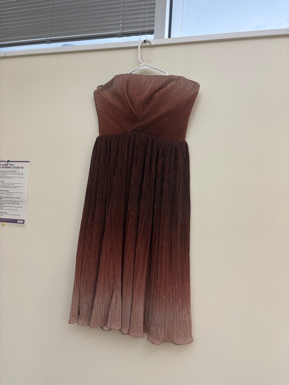 Dress the Population Mauve Strapless Evening Dress - Picture 4 of 5